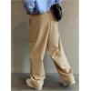 imageVerdusa Mens Casual Loose Wide Leg Pants Lightweight Trousers with Slant PocketsKhaki