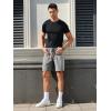 imageVerdusa Mens Straight Leg Denim Shorts Casual Jean Shorts with PocketsGrey