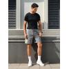 imageVerdusa Mens Straight Leg Denim Shorts Casual Jean Shorts with PocketsGrey