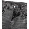 imageVerdusa Mens Straight Leg Ripped Raw Trim Denim Shorts Slim Fit Stretch Jean ShortsGrey