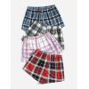 imageVerdusa Womens Elastic Waist Pajama Bottom Sleepwear Lounge ShortBlue Green Red Pink