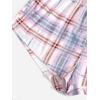 imageVerdusa Womens Elastic Waist Pajama Bottom Sleepwear Lounge ShortBlue Green Red Pink
