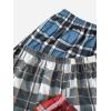 imageVerdusa Womens Elastic Waist Pajama Bottom Sleepwear Lounge ShortBlue Green Red Pink