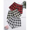 imageVerdusa Womens Elastic Waist Pajama Bottom Sleepwear Lounge ShortRed Black White