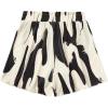 imageVerdusa Womens Plaid Boxer Shorts Elastic Waist Lettuce Trim Printed Wide Leg Loose Casual Gingham Shorts TrendyBlack