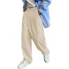 imageVerdusa Mens Casual Loose Wide Leg Pants Lightweight Trousers with Slant PocketsBeige
