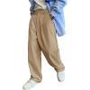 imageVerdusa Mens Casual Loose Wide Leg Pants Lightweight Trousers with Slant PocketsKhaki