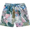 imageVerdusa Mens Casual Paisley Print Drawstring Waist Shorts Summer Beach ShortsMulticolor
