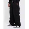 imageVerdusa Mens Casual Pocket Side Drawstring Waist Loose Joggers Cargo PantsBlack