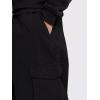 imageVerdusa Mens Casual Pocket Side Drawstring Waist Loose Joggers Cargo PantsBlack