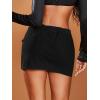 imageVerdusa Womens Y2K Flap Pocket Low Waist Cargo Mini SkirtBlack