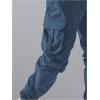 imageVerdusa Mens Drawstring Waist Zip Up Cargo Jogger Pants with PocketDark Blue