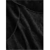 imageVerdusa Womens Bell Bottom Wide Leg Lace Pants Y2K Mesh Goth Flare Pants Party ClubwearBlack Lace