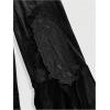 imageVerdusa Womens Bell Bottom Wide Leg Lace Pants Y2K Mesh Goth Flare Pants Party ClubwearBlack Lace