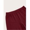 imageVerdusa Womens Bell Bottom Wide Leg Lace Pants Y2K Mesh Goth Flare Pants Party ClubwearBurgundy