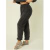 imageVerdusa Womens High Waist Fuzzy Fleece Lounge Long Pants Pajama PantsDark Grey