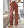 imageVerdusa Womens High Waist Fuzzy Fleece Lounge Long Pants Pajama PantsDusty Pink