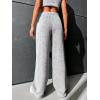 imageVerdusa Womens High Waist Fuzzy Fleece Lounge Long Pants Pajama PantsLight Grey