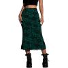 Dark Green Floral