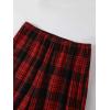 imageVerdusa Mens 2 Pack Plaid Print Elastic Waist Sleep Pants Pajama BottomRed and Blue