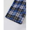 imageVerdusa Mens 2 Pack Plaid Print Elastic Waist Sleep Pants Pajama BottomRed and Blue
