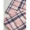 imageVerdusa Womens Plaid Print Drawstring Waist Pajama Pants Sleepwear Lounge BottomPink Black