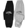 imageVerdusa Womens 2 Pack Letter Print Thermal Lined Sweatpant Elastic Waist Workout Jogger PantsMulticolor
