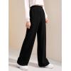 imageVerdusa Girls Causal Elastic Waist Sweatpants Straight Leg Joggers with PocketsBlack