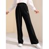imageVerdusa Girls Causal Elastic Waist Sweatpants Straight Leg Joggers with PocketsBlack