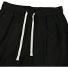 imageVerdusa Mens Casual Drawstring Elastic Waist Wide Leg Pants Long Trousers with PocketsBlack
