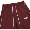 imageVerdusa Mens Track Pants Straight Leg Acitve Streetwear Elastic Waist Parachute Pants with PocketsBurgundy