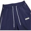 imageVerdusa Mens Track Pants Straight Leg Acitve Streetwear Elastic Waist Parachute Pants with PocketsDark Blue