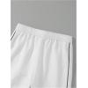 imageVerdusa Mens Track Pants Straight Leg Acitve Streetwear Elastic Waist Parachute Pants with PocketsWhite