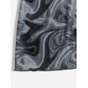imageVerdusa Womens Floral Mesh Overlay Elastic Waist Bodycon Mini SkirtBlack and Grey
