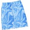 imageVerdusa Womens Floral Mesh Overlay Elastic Waist Bodycon Mini SkirtSky Blue