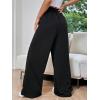 imageVerdusa Womens High Waist Wide Leg Baggy Sweatpants Jogger Workout TrousersBlack