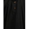 imageVerdusa Womens Elastic Waist Pocket Side A Line Midi Swing Flared SkirtSolid Black
