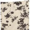 imageVerdusa Womens Floral Print High Waist Bodycon Ruffle Hem Fishtail Long SkirtWhite and Black