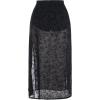 imageVerdusa Womens Plus Size Skirts High Waist Split Side Sheer Mesh A Line Long SkirtGoth Black