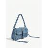 imageVerdusa Womens Shoulder Bag Y2K Handbag Cute Trendy Goth Studded Rivet Punk PurseDusty Blue