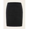 imageVerdusa Womens Basic High Waisted Pencil Bodycon Short SkirtBlack