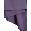 imageVerdusa Womens Renaissance Flowy Fairy Skirt Y2k Contrast Lace Layered Asymmetrical Midi SkirtsDark Purple