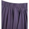 imageVerdusa Womens Renaissance Flowy Fairy Skirt Y2k Contrast Lace Layered Asymmetrical Midi SkirtsDark Purple