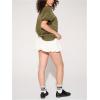 imageVerdusa Womens Y2k Bubble Skirts Pleated High Waist Puffy A Line Flared Mini SkirtWhite