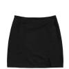 imageVerdusa Womens Split Hem Zipper Side Bodycon Mini SkirtBlack