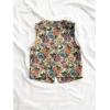 imageVerdusa Womens Bow Tie Knot Front V Neck Wave Print Sleeveless Crop Top Boho VestFloral Multi