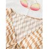imageVerdusa Womens Bow Tie Knot Front V Neck Wave Print Sleeveless Crop Top Boho VestYellow