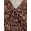 imageVerdusa Womens Paisley Boho 70s Mesh Tops Western Outfits Lettuce Trim Peplum V Neck Long Sleeve Blouse TopBrown