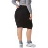 imageVerdusa Womens Plus Size High Waist Knee Length Bodycon Pencil Skirt