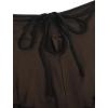 imageVerdusa Womens Renaissance Skirt High Waist Asymmetrical Hem Flowy Tierd Layer Fairy Gothic SkirtsCoffee Brown